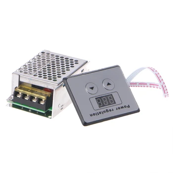 

LED Display AC 220V 4000W SCR Voltage Regulator Control Light Dimmer Thermostat