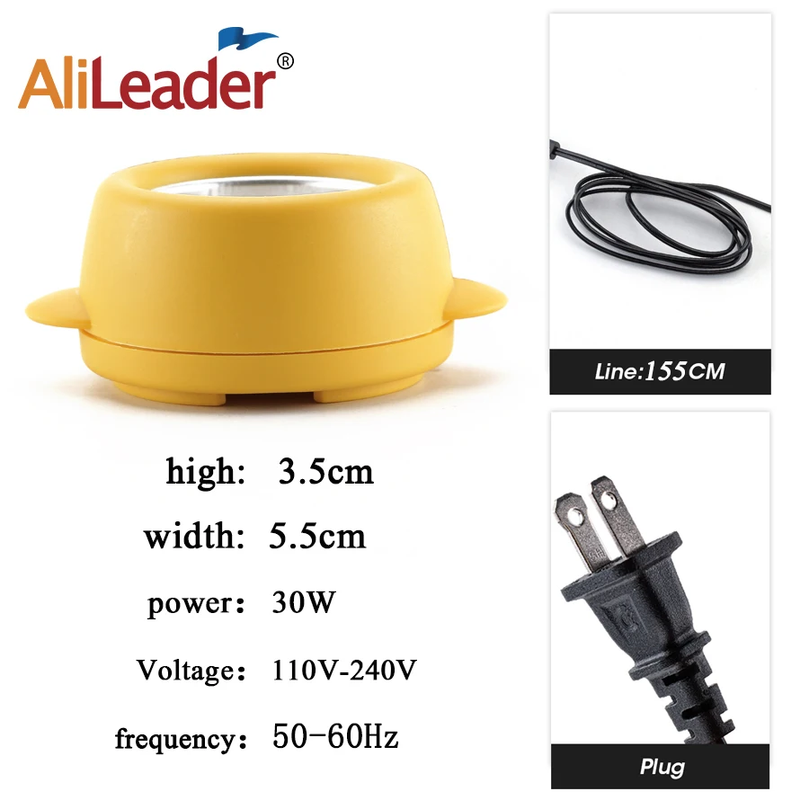 Alileader Best Quality 20/50/100/200G Italian Keratin Glue Granule/Beads/Grain With Glue Melting Pot For Human Hair Extension