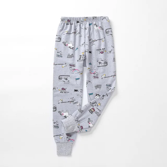 Summer Autumn Baby Kids Childrens Printing Striped Toddler Classic Leggings Boys Girls Pants 3-8Y Winter Underwear HuiSeMa