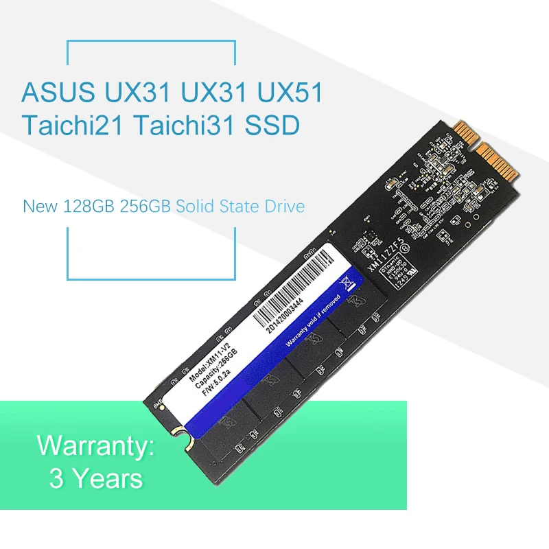 Новый твердотельный накопитель 128 ГБ 256 для ASUS TAHCHI21 TAICHI 21 31 UX21 UX31 UX51 SSD Hdd ноутбука
