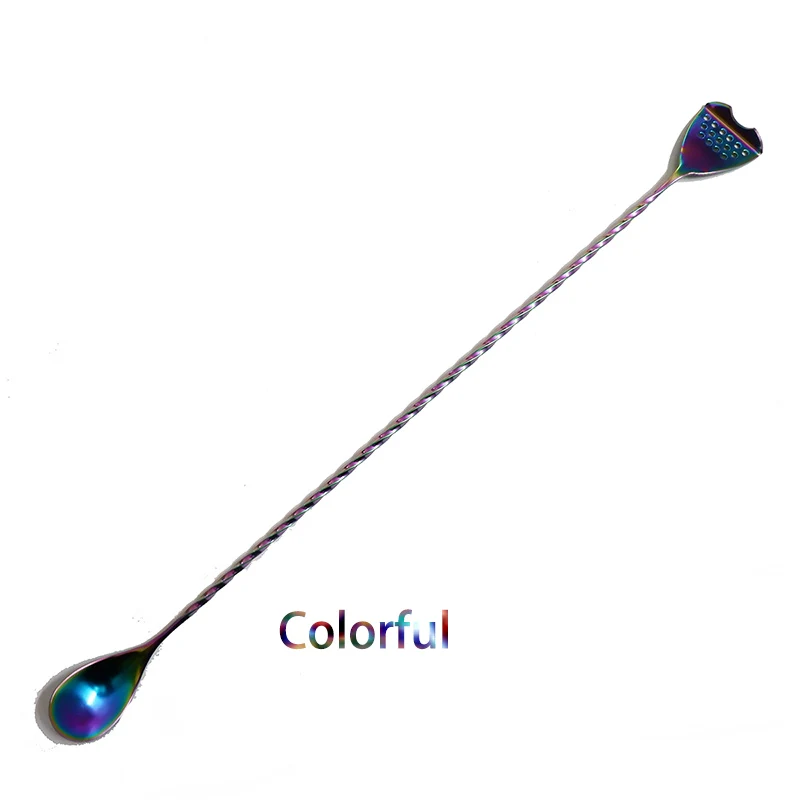 Cocktail Spoon Stainless Steel Bar Spoon Cocktail Mixing Spoon Bar Tool