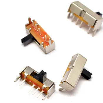 

Free shipping 1000PCS SK13D07 1P3T DIP 6PIN SPTT toggle switch handle length 4mm slide switches SK-13D07 ROHS