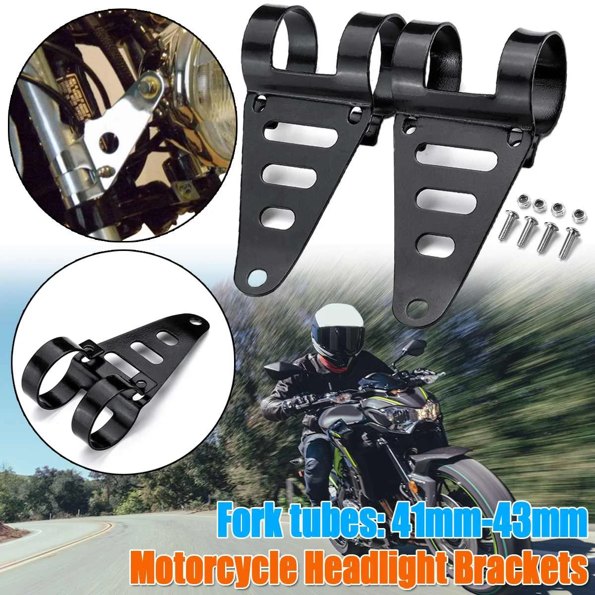 Auto Parts & Accessories Pair Motorcycle Fork Protectors Easy Fitment