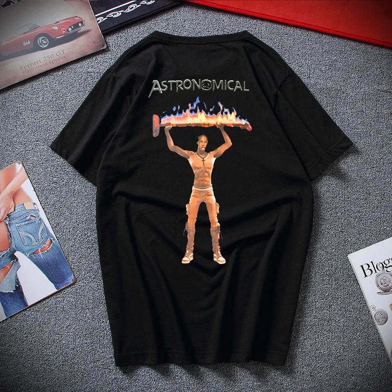 ASTRONOMICAL TRAVIS SCOTT THEMED T-SHIRT