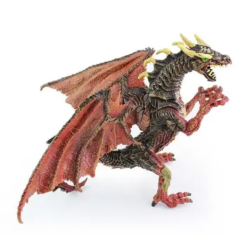 

3Pcs Simulated Dinosaur Models Toy Western Magic Dragon Monster Dinosaur Plastic Dragon Model Educational Toy random style K24