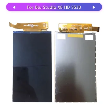 

5PCS For BLU Studio X8 HD S530 LCD Display only Glass Screen Digitizer replacement For BLU S530 single LCD