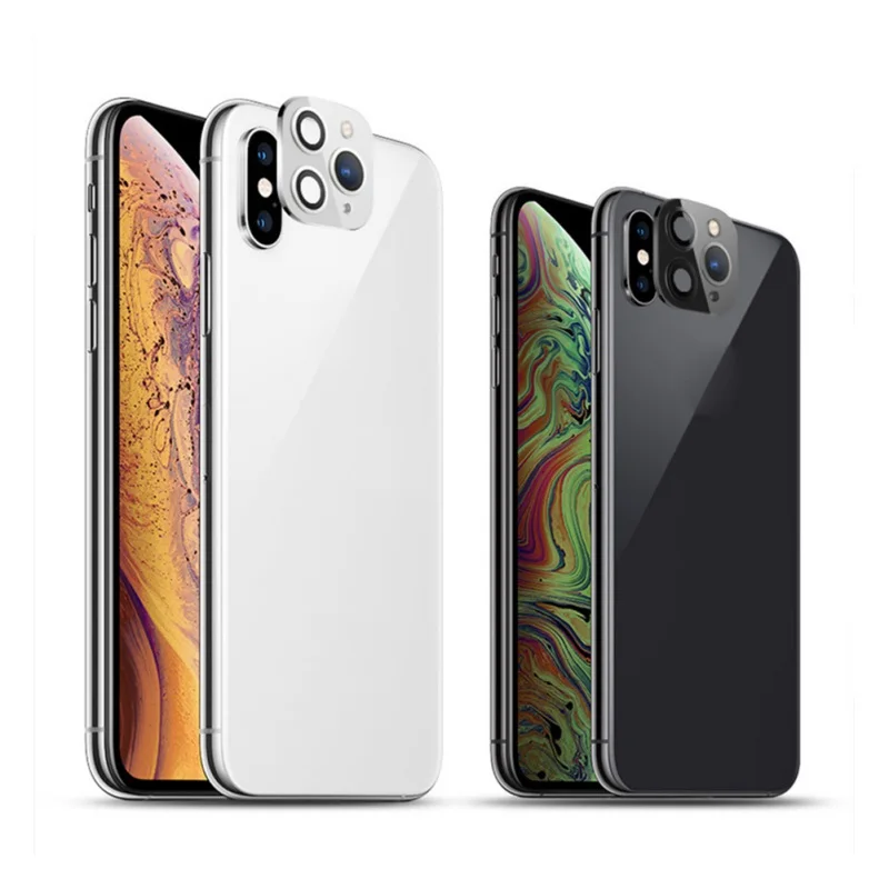 Камера 3D Защитная Наклейка на рассеиватель для IPhone X XS MAX крышка камеры секундная замена на IPhone 11 Pro MAX материал из алюминиевого сплава