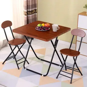 

Folding Table, Table, Small Household Table, Round Table, Table, Simple Portable Mahjong Table, Square