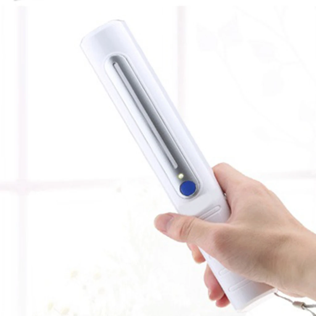 Handheld UV Germicidal Lamp UV-C Ultraviolet Light Tube Portable 3W for Travel Hotel Bedroom