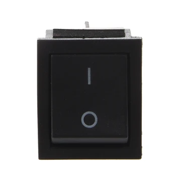 

New AC 250V 16A 4 Pin ON/OFF I/O 2 Position DPST Snap in Boat Rocker Switch 28x21mm