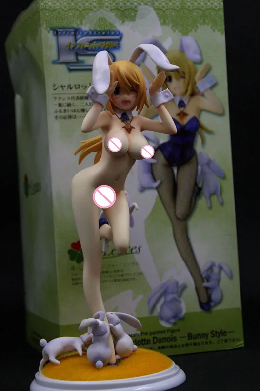Японское аниме Charlotte Dunois Bunny Ver. Сексуальная Коллекционная кукла фигурки