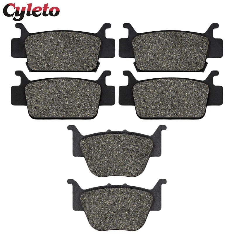 

Cyleto Motorcycle Front Rear Brake Pads Set for Honda TRX680 TRX 680 Fourtrax Rincon Gpscape 2006 2007 2008 2009 2010 2011-2021