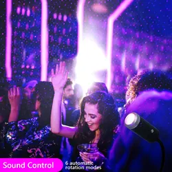 Plafonnier LED réglable avec commandes sonores, plusieurs Modes, USB, lumière d'ambiance, luminaire décoratif de plafond, idéal pour une voiture, une maison ou une fête 
