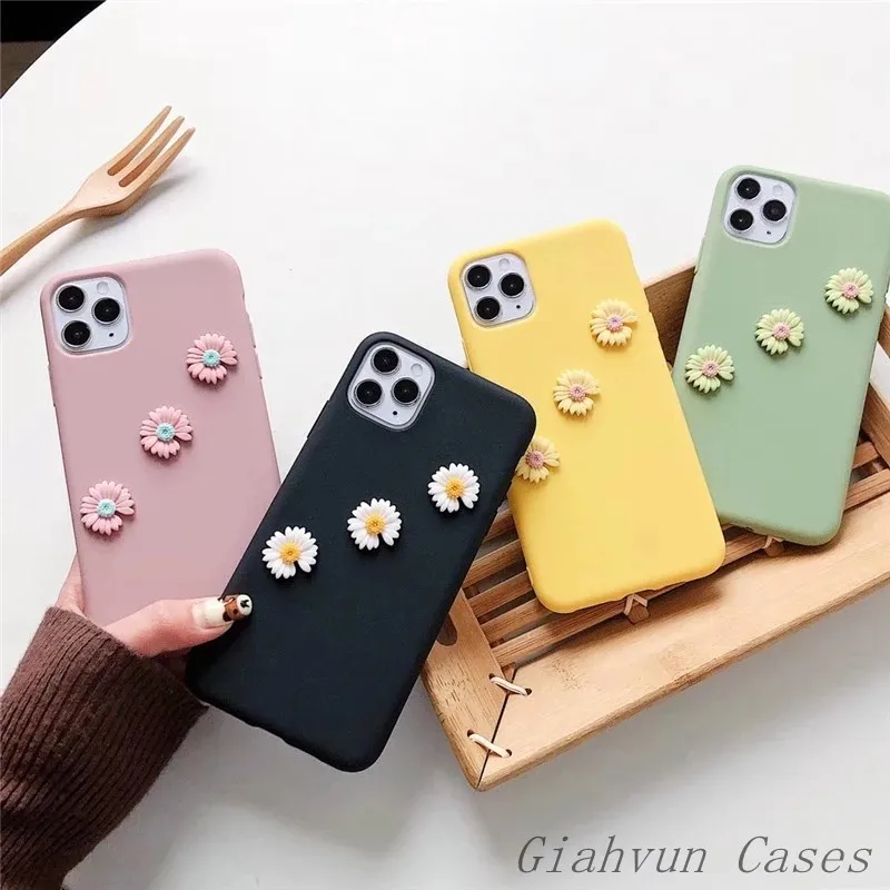 Daisies Flower Soft Phone Case For Samsung Galaxy M02S M 10 20 30 30S 31 60 80 S Note 8 9 Lite Pro Ultra back cover cases | Мобильные