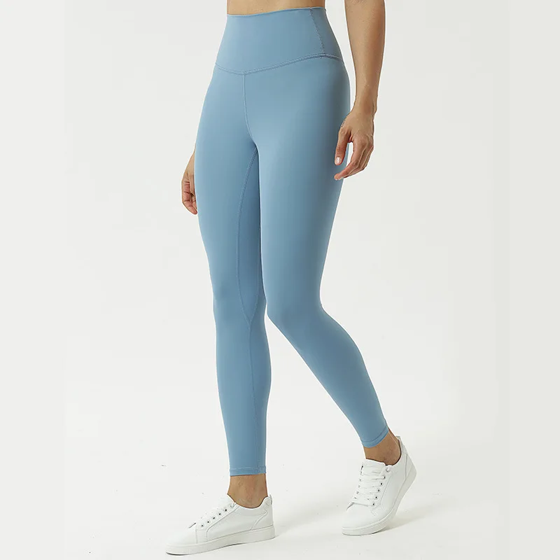 

Leggings Sport Women Gym High Waist Yoga Pants Fitness Capris Squat Proof Tummy Control Elastic Quick Dry Running Workout Tights