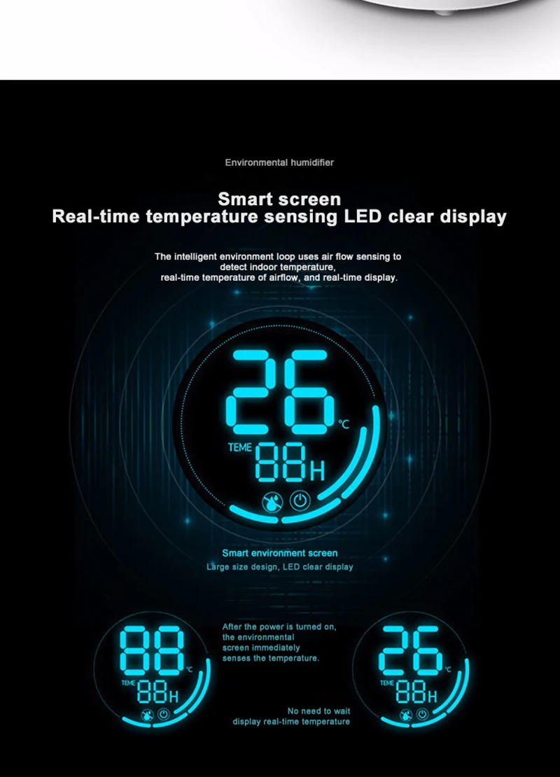 Xiaomi 4.5L Humidifie интеллектуальная Постоянная Влажность домашняя Бесшумная мини-офисная спальня ароматерапия Серебристая ионная увлажнение воздуха