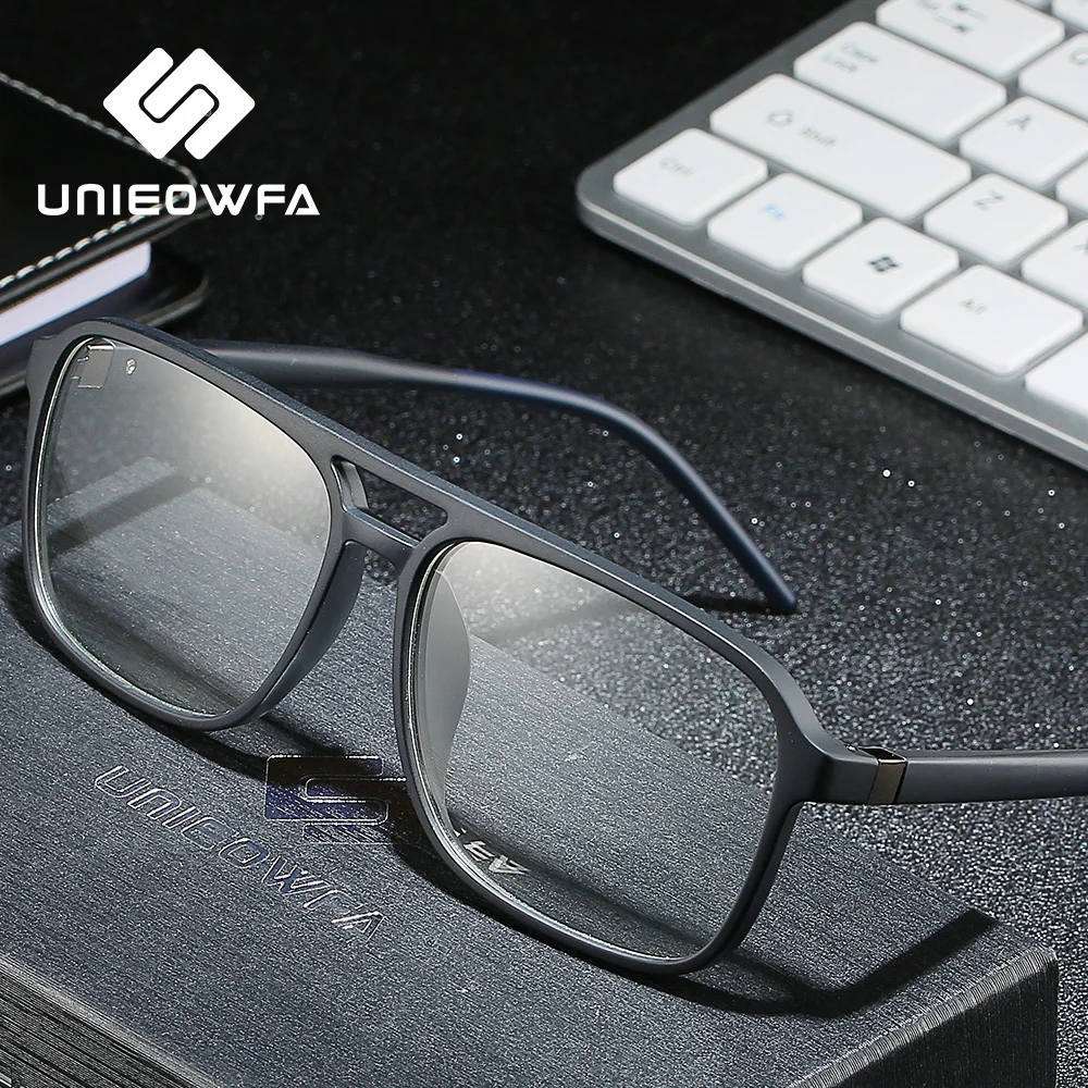 Skup Jasne przezroczyste okulary dla mężczyzn ramki optyczne okulary ramki TR90 okulary korekcyjne klasy krótkowzroczność ramki okularów