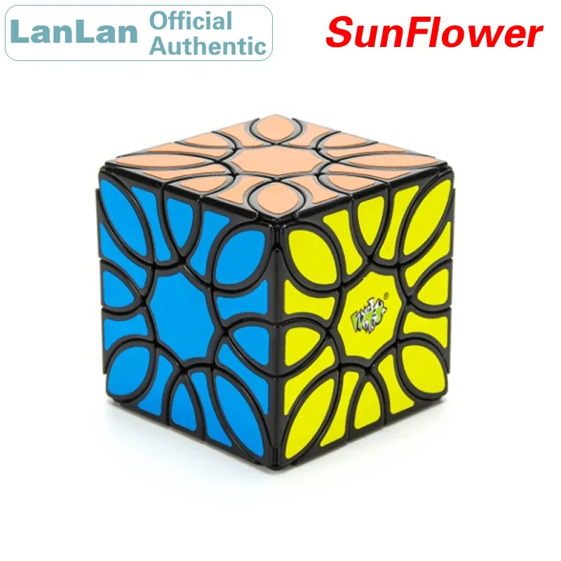 

LanLan SunFlower Magic Cube Irregular Petal Professional Neo Speed Puzzle Antistress Educational Toys For Children