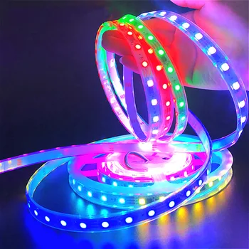 

5M DC12V 2811 Pixels Programmable Individual Addressable LED Strip light 30/48/60 LEDs/MWS2811IC SMD 5050 RGB LED Tape lamp