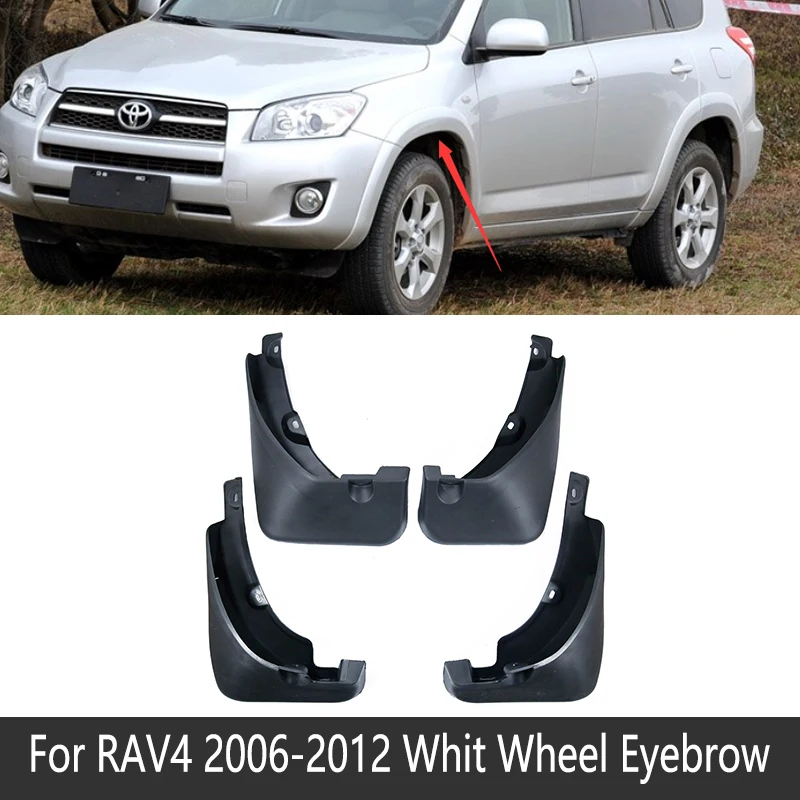 Брызговики для Toyota RAV4 RAV 4 XA20 20 XA30 30 XA40 40 XA50 50 2001~ Брызговики аксессуары - Название цвета: 2006-2012 XA30