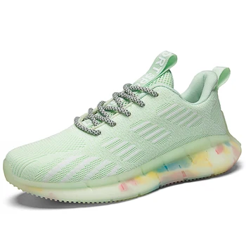 

Tenis Dama 45&46 Hipster Men Casual Shoes Flying Weave Mesh (Air Mesh)Popcorn Shoes Comfortable Breathable Fashion Men Sneakers