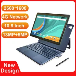 Tablette pc portable 2 en 1 de 10.8 pouces, nouveau Design, clavier Docking 2560x1600, 4G, Android 10 cœurs, MT6797, double caméra, 13mp 