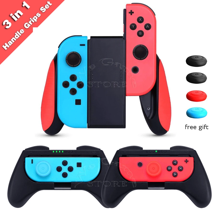 3 In 1 Nintendo Switch Joycon Impugnatura Comoda Supporto Per Controller Nintendo Switch Supporto Per Gamepad Nintendo Per Nintendo Ns