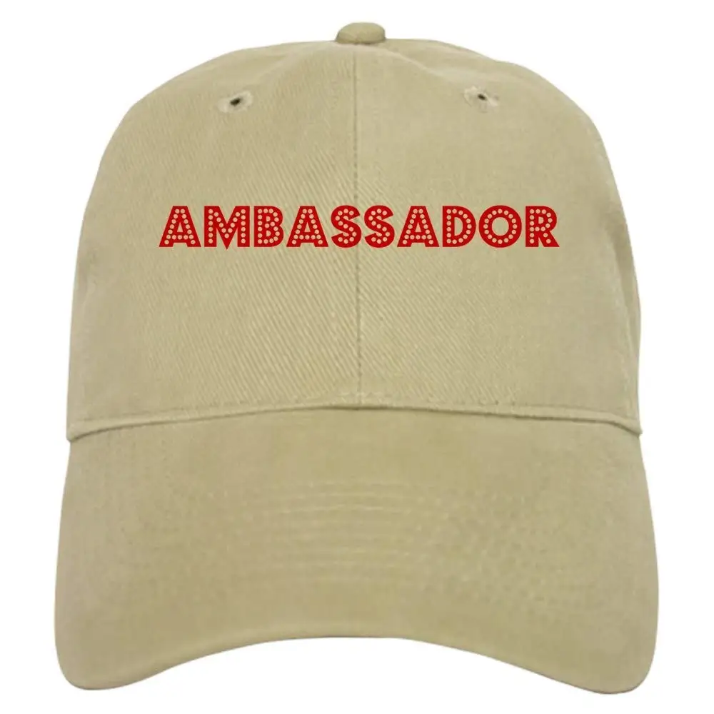 Бейсболка в стиле ретро Ambassador(красный