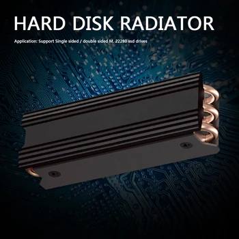 

M.2 SSD Cooler M.2 SSD Heatsink NVME 2280 Solid State Hard Disk Drive Radiator Cooler for Desktop PC Computer Cooling Accessory