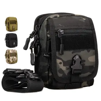 

1PC Outdoor Riding Messenger Bag Military Camouflage Molle Tactical Sport Chest bag Men Travel Climbing Shoulder Bag New 7