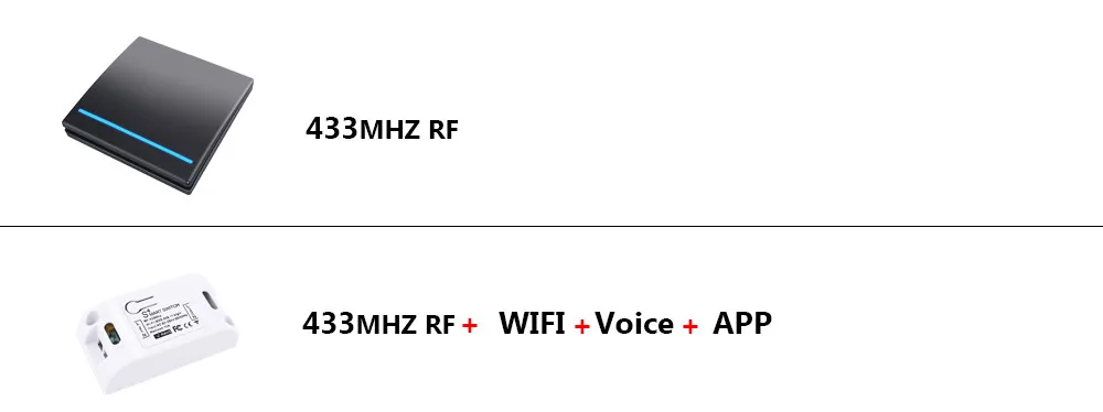 SMATRUL Tuya Smart Life APP WiFi кнопочный переключатель светильник RF 433 МГц настенный 110 В 220 В DIY релейный таймер модуль Google Home Amazon Alexa