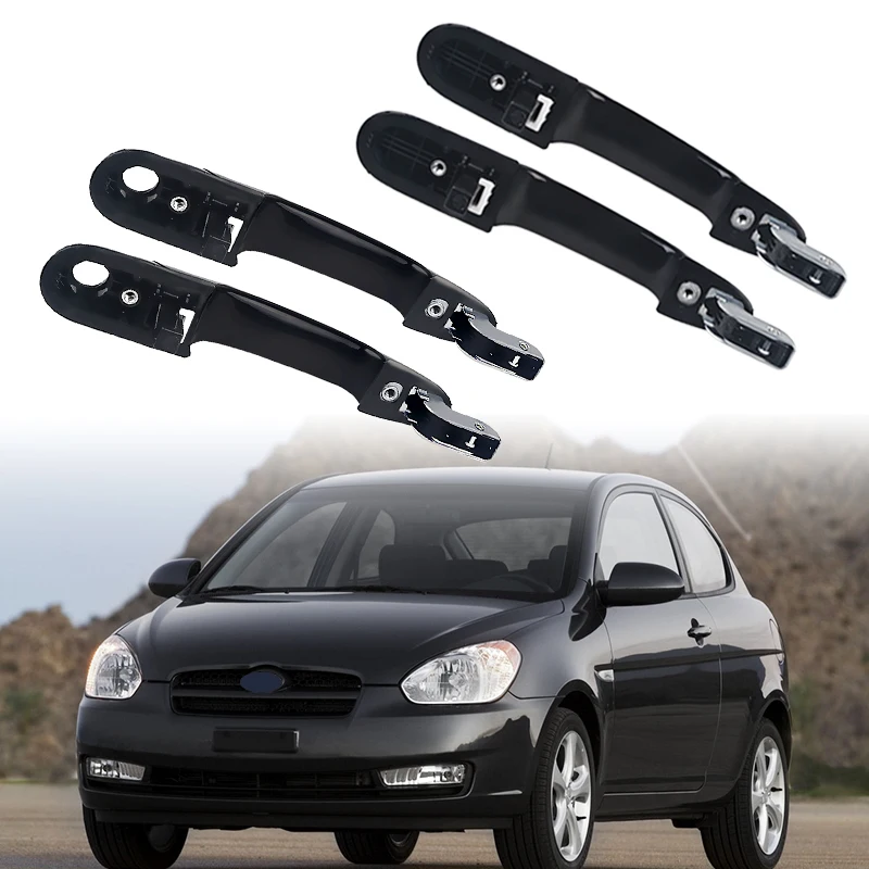 Левая и правая внешняя дверная ручка наружная дверная ручка для hyundai Tucson 2004-2012 83660-2E000 Автомобильная внешняя ручка