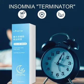 

100ml Lavender Pillow Sleep Spray Insomnia Essential Sleep Spray Stress Relieve Fatigue Oil Deep Soothe S4M4