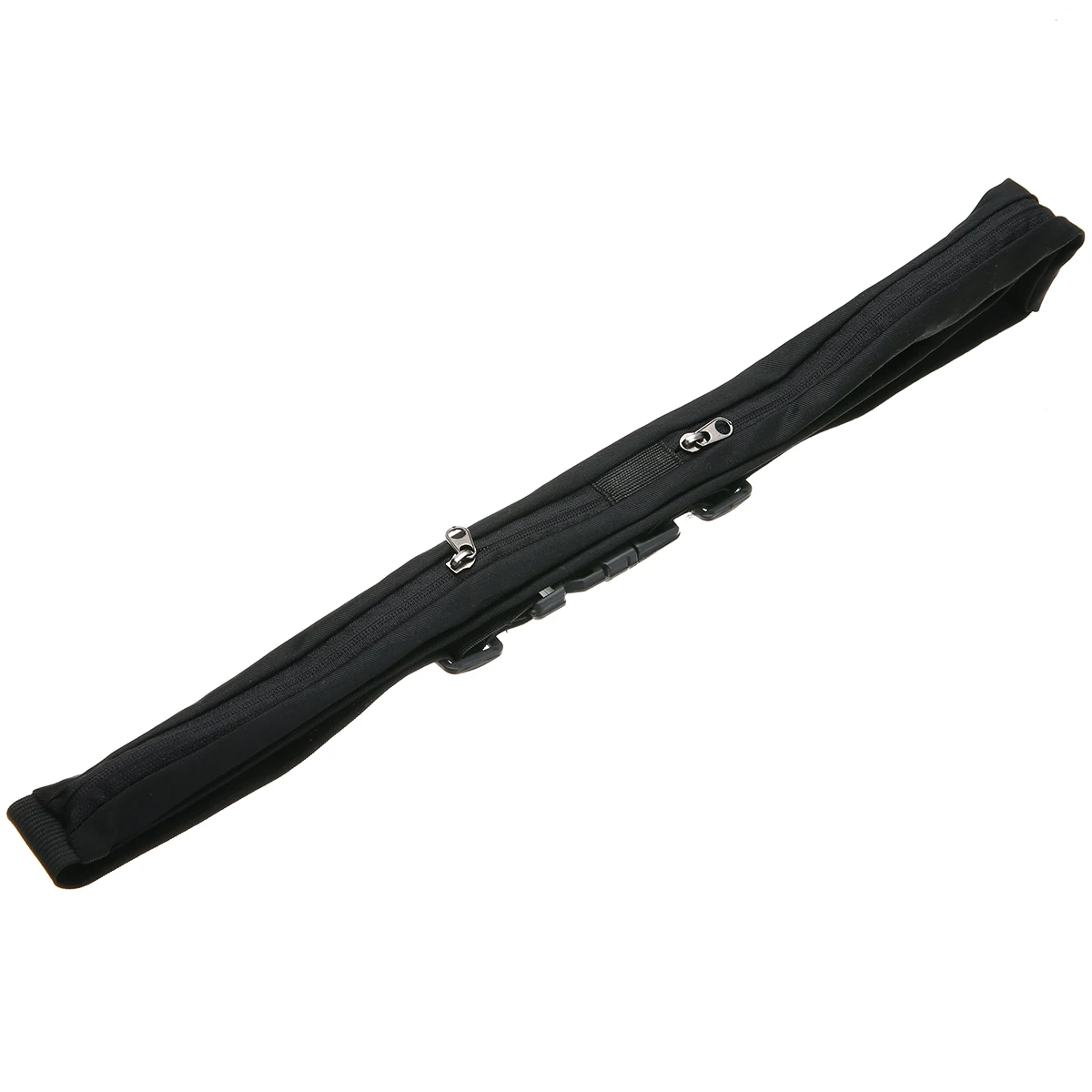 Mayitr Unisex Single Double Sports Waist Bum Bag Fitness Running Belt Pouch Travel Waist Pocket Jogging Sports Adjustable Strap