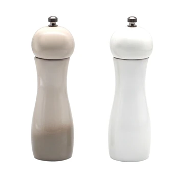 

2 Pcs Set Salt and Pepper Grinder with Ceramic Grinder Adjustable Coarseness, Elegant Pepper Shakers for Fresh Spices