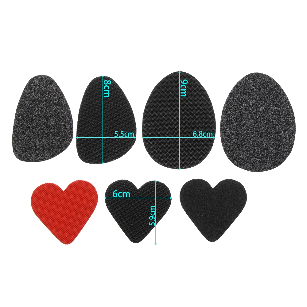 Shoe Insoles Heel Patch Insole Heel Protector Shoe Repair Patches Heel Protector Pads Shoe Repair Patch Heel Insoles Shoe Repair Stickers Heel Cushion Insole Heel Cushion Protector 1Pair Self-Adhesive Anti-Slip Pads Shoes Mat High Heel Sole Protector Rubber Cushion Insole Forefoot High Heels Sticker Pads