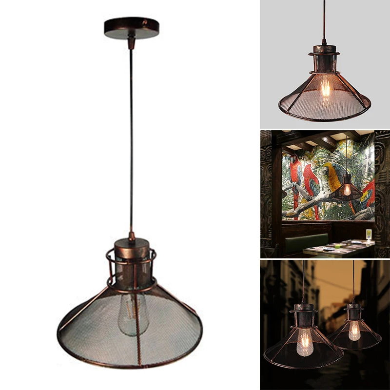 Vintage Industrial Style Metal Hanging Pendant Light Creative Iron For Bar