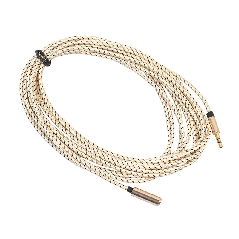 5M 3 5mm Male to Female AUX Jack HD Audio Extension Cables Auxiliary Stereo Headphone Cord for iPhone MP3 MP4 Player 5m