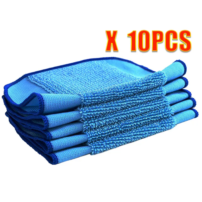 10pcs1 Микрофибра Влажная и сухая плавающая Pro-Clean моющие салфетки для робота-пылесоса iRobot Braava Minit 4200 5200 5200C 380 380t - Цвет: 10pcs1