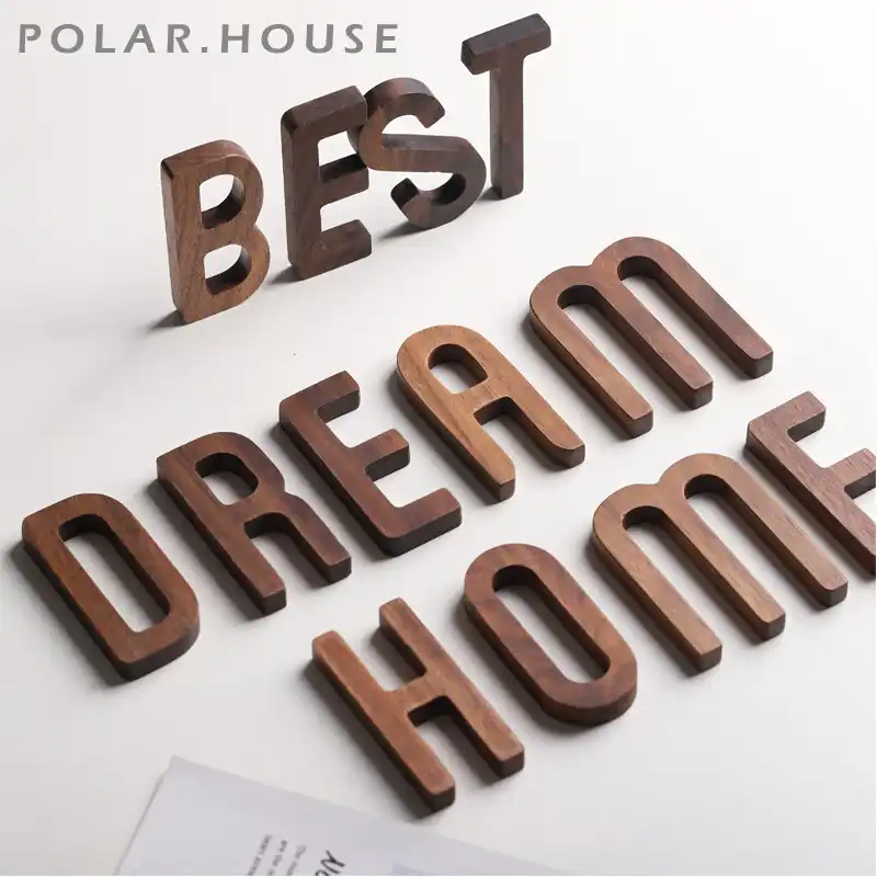 wooden letters for kids room