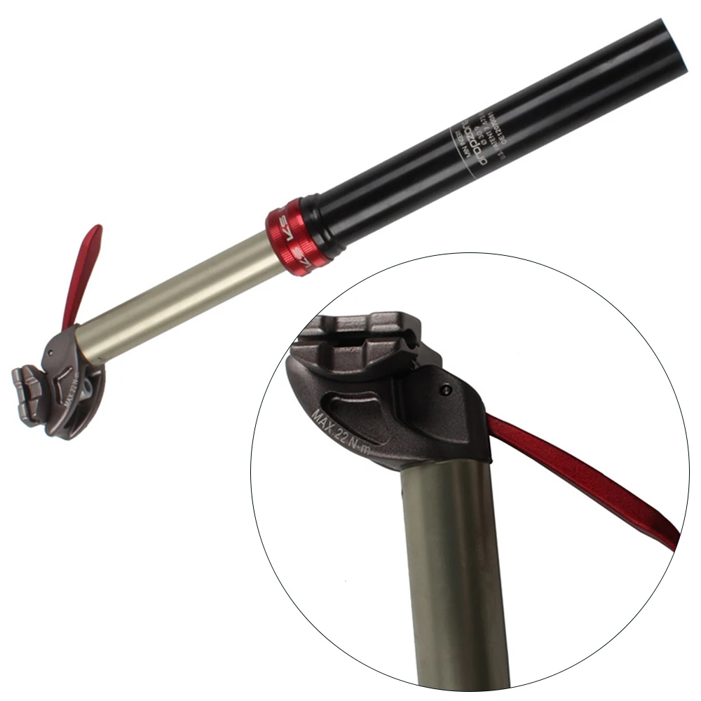 

KS 30.9mm Mountain Bike Adjustable Seatpost Hand Control Lifting Bicycle Seat Post Tube Upgrade Replacement