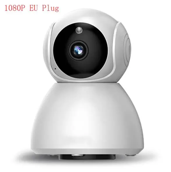 1080P EU PLUG WiFi Детский Монитор инфракрасного ночного видения беспроводная ip-камера может дистанционно управлять детской видеоняни пульт дистанционного управления PTZ - Цвет: 1080P EU PLUG