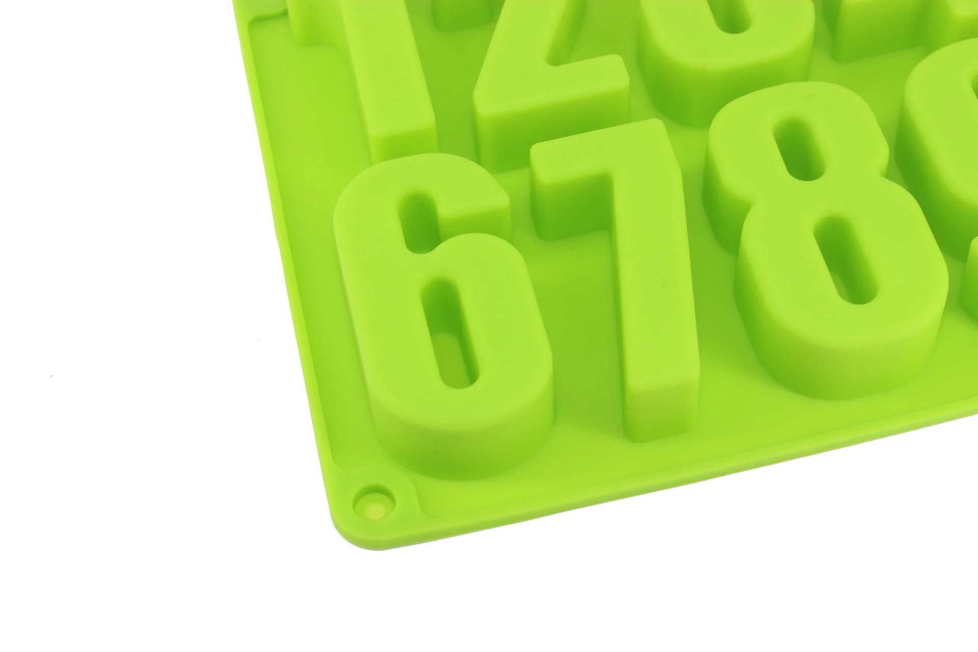 0-9 Digital Silicone Cake Molds 3d Chocolate Cement Molds Wall Decorating Number Mould