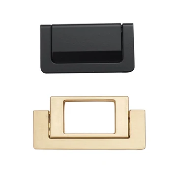 

Sliding Door Drawer Bedside Table Hidden Button Flat Tension Tatami Hidden Surface Mounted Simple Hole Punched Flush Pull