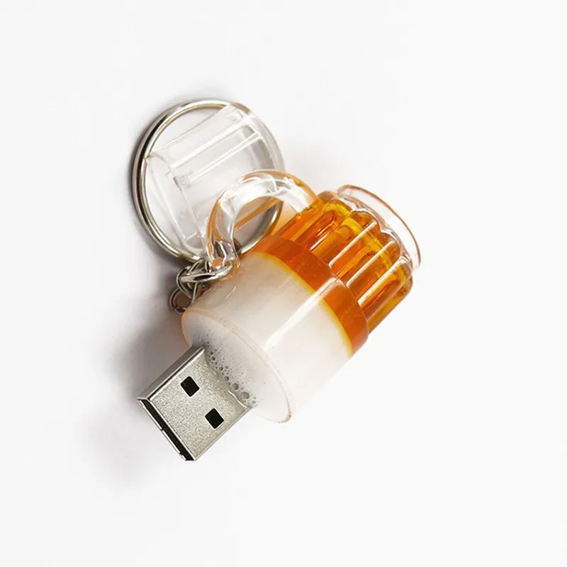 Пивная кружка Usb флеш накопитель память u диск флэш Водонепроницаемый Pendrive 128 ГБ 512