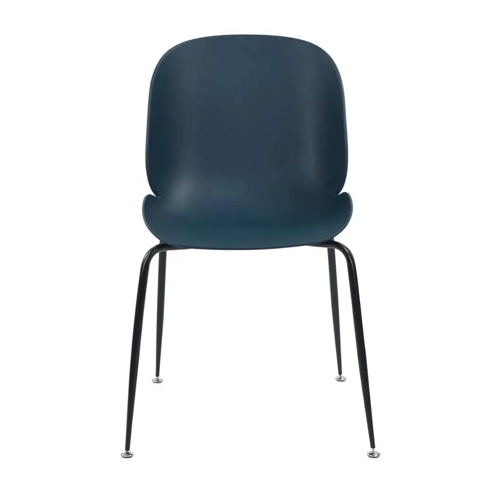 

EGGREE Set of 4 PCS Kaisa Plastic Shell Dining Chair for Living room, Dining room and Bedroom - Blue