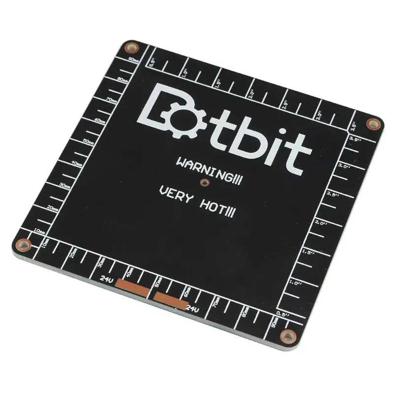 100x100x2 мм мини двухсторонняя нагревательная пластина с подогревом горячей кровати с 1 м кабель питания для 3d принтер запчасти аксессуары
