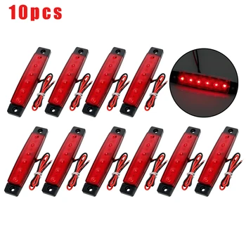 

New Arrival High Quality 30pcs 6LED 12V Clearence Boat Bus Truck Trailer Side Marker Indicators Light