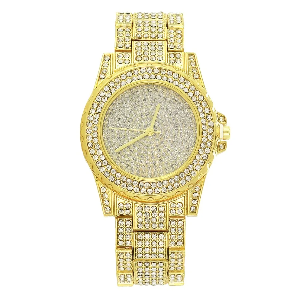 Брендовые женские часы с браслетом из нержавеющей стали, полностью Стразы, циферблат, кварцевые повседневные наручные часы, подарок, reloj mujer