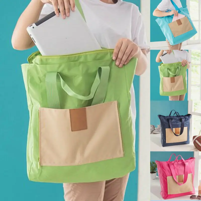 Foldable Shopping bags Reusable carry Bag Beach Travel Grocery bags Big